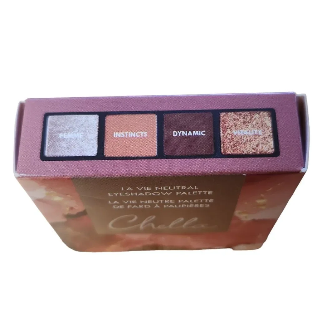 Chella Travel Size Eyeshadow Palette Matte and Pearl Eyeshadow